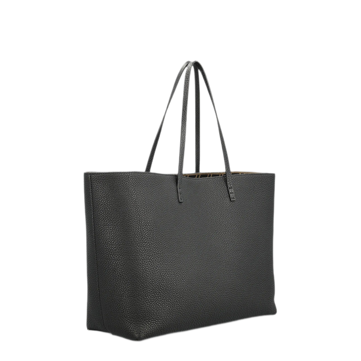 Medium Calfskin Tote - Black - Image 3