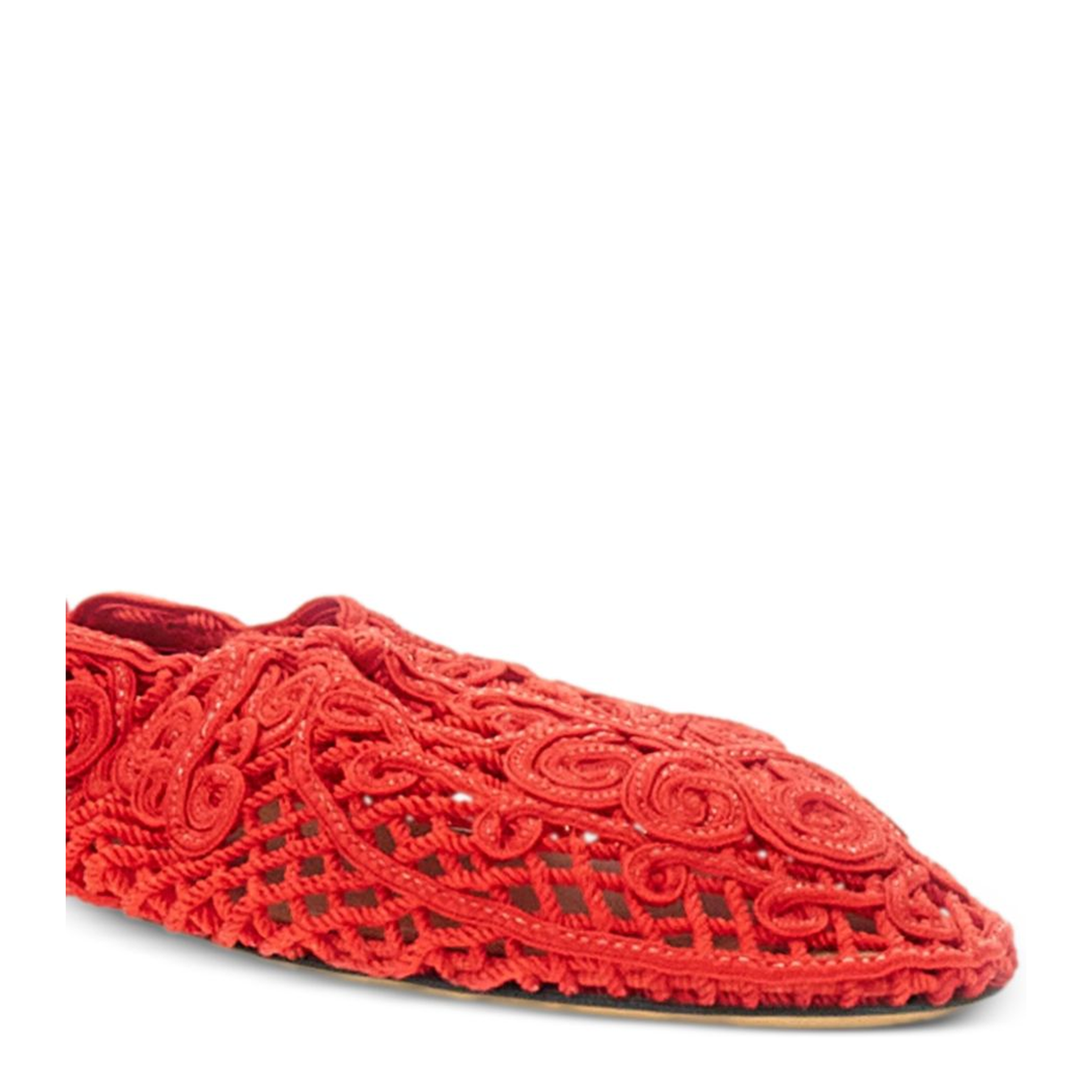 Flat Shoes Red - Image 4
