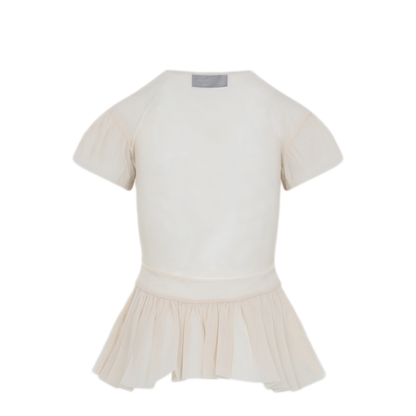 Sheer Ballet Peplum Top - Image 4