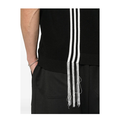 GFX Knitted Vest with Perforated Details - Image 5