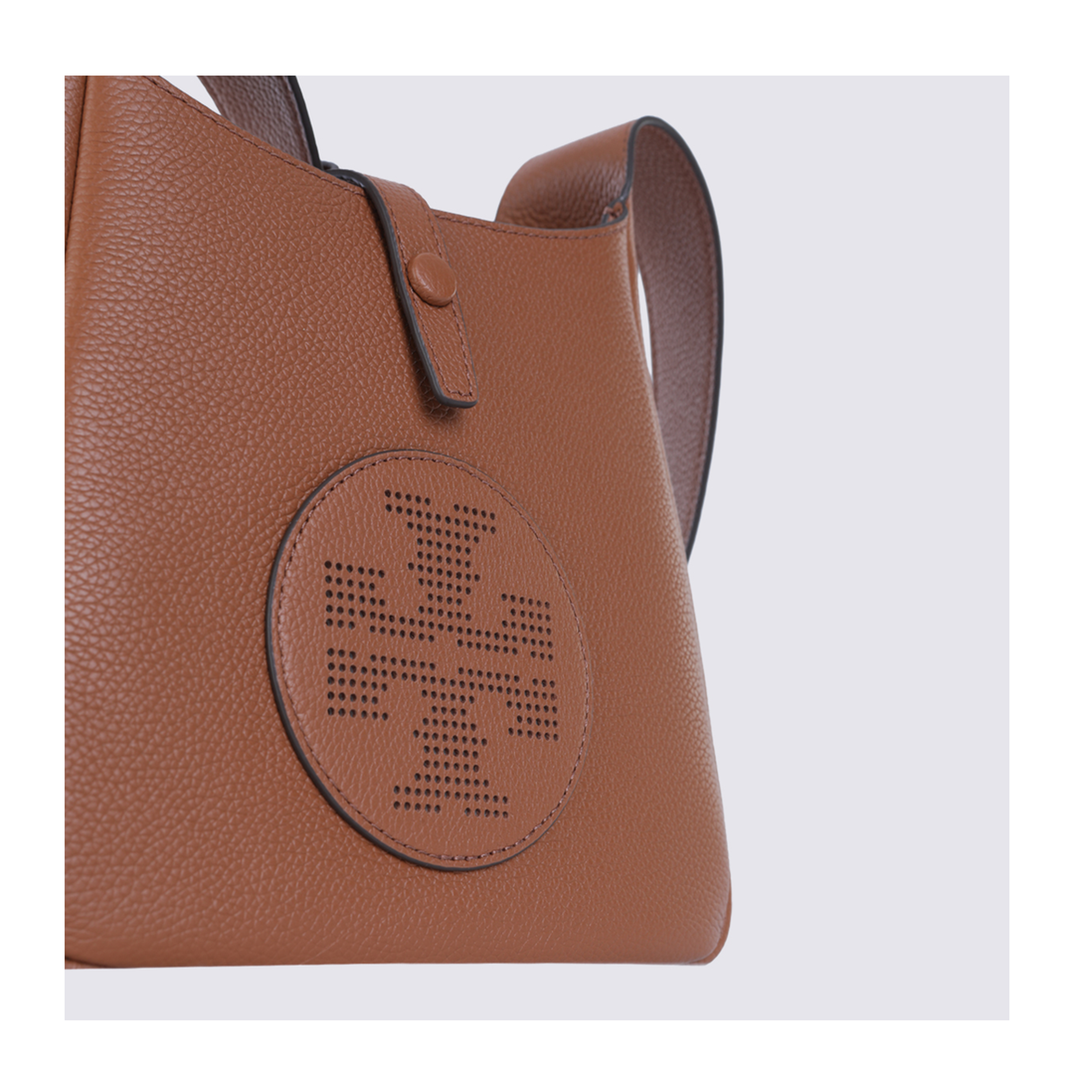 Miller Swing Pebbled Leather Crossbody Bag - Aged Tan - Image 7