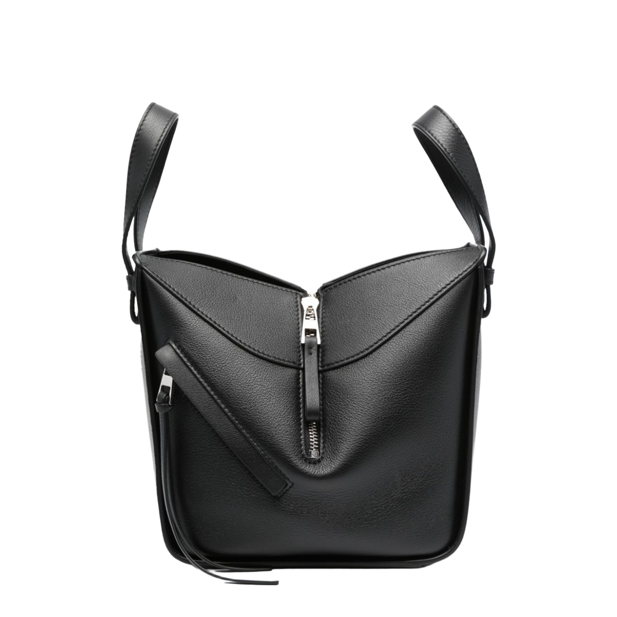 Hammock Compact Calfskin Bag - Black - Image 5