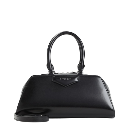 Small Antigona East-West Bag in Box Leather - Image 4