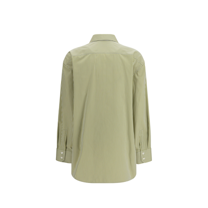 Vertical Striped Button Shirt - Image 2