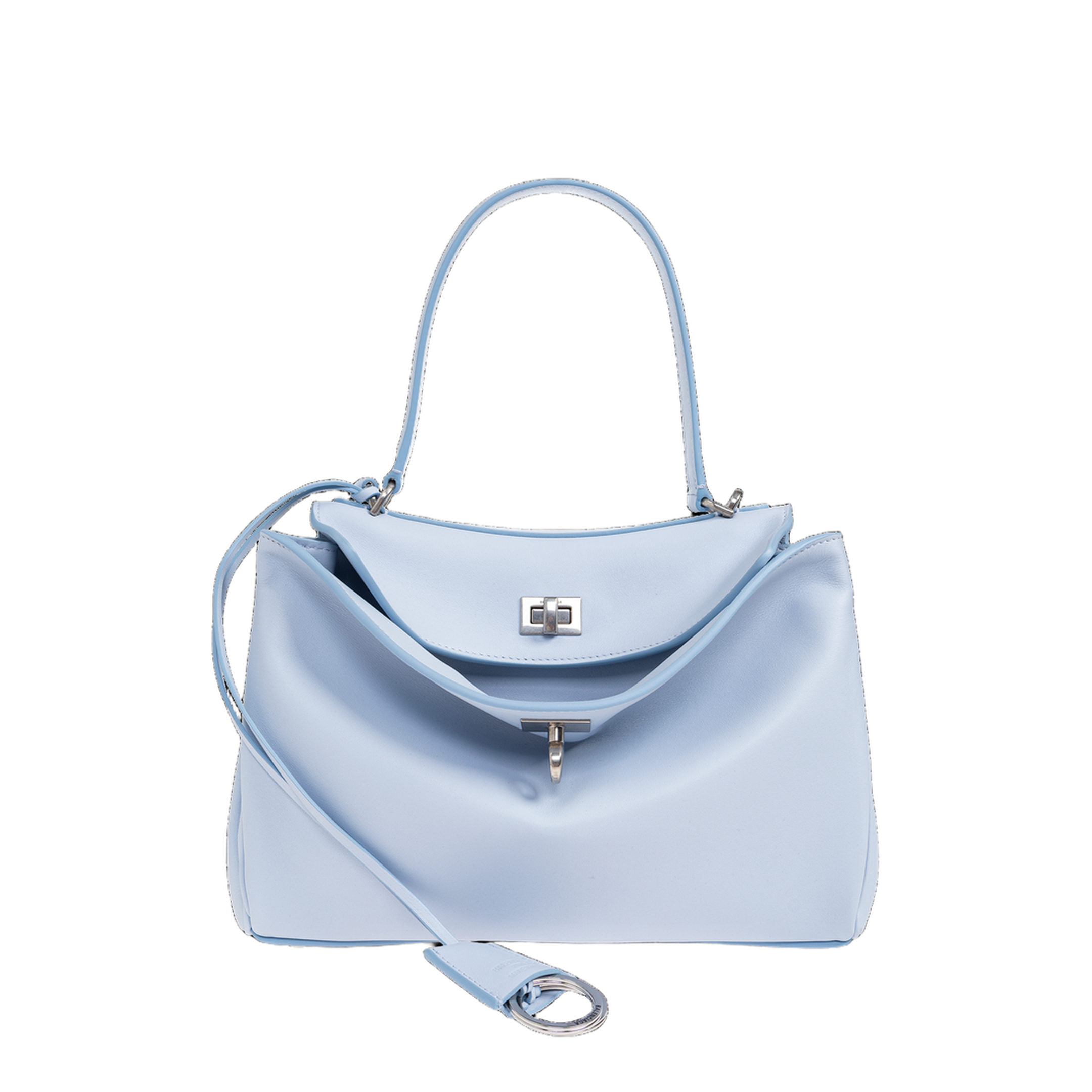 Rodeo Small Calfskin Handbag - Cloudy Blue - Image 1
