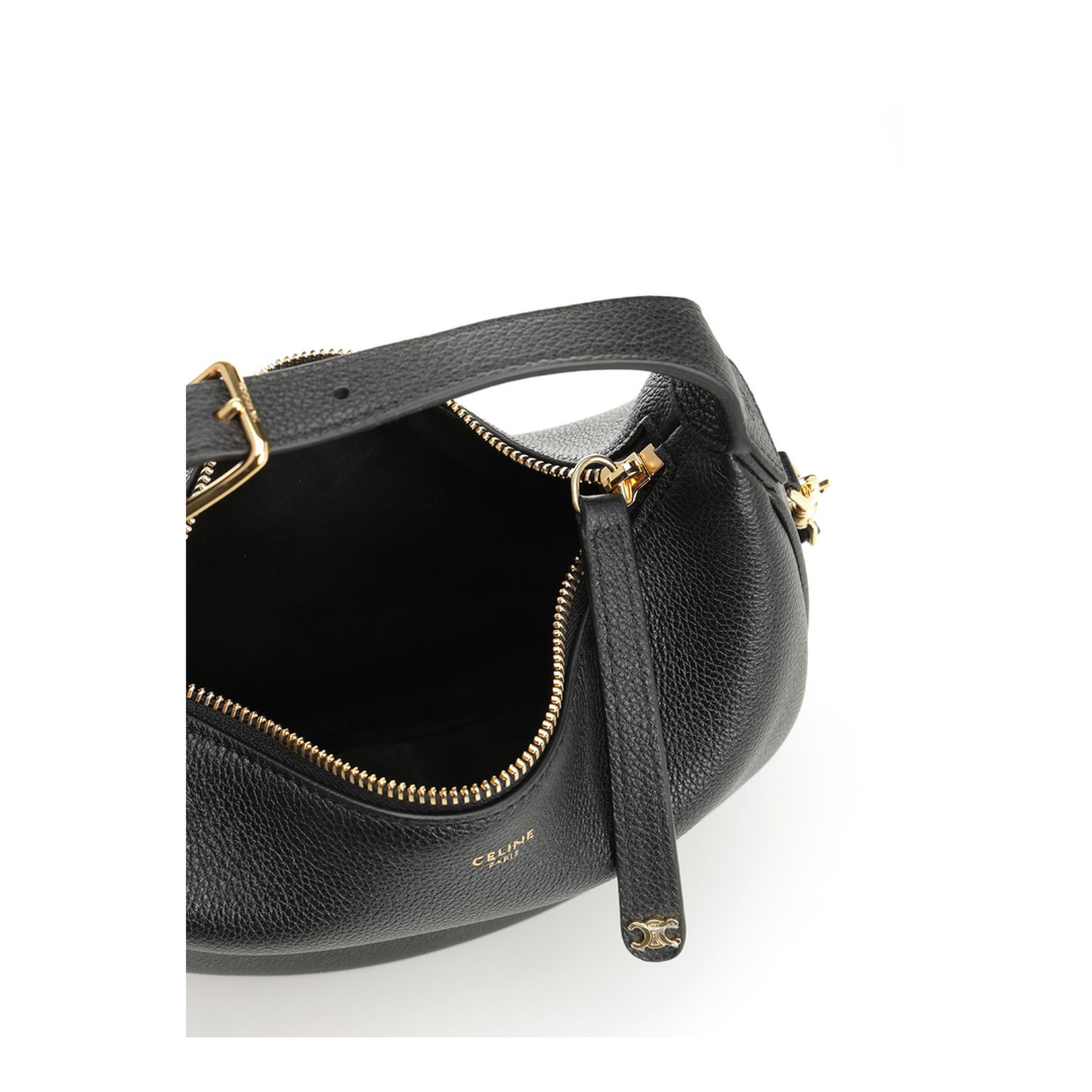 Lulu Bag in Grained Calfskin - Black - Image 4