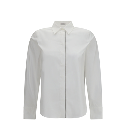 Stretch Cotton Poplin Shirt - Image 1