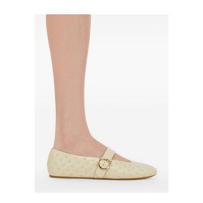 Flat Shoes Ecru - Image 4