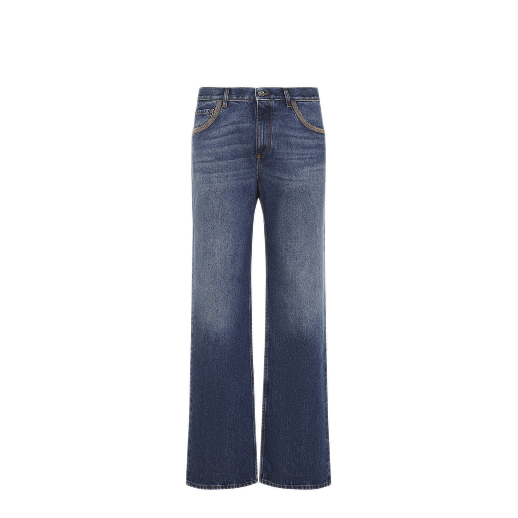 Straight Denim Jeans - Image 3