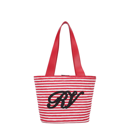 Small Shopping Bag in Raffia - Image 1