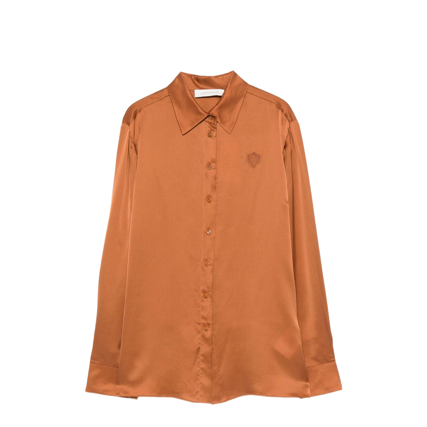 Hypnotic Satin Shirt Olive - Image 1