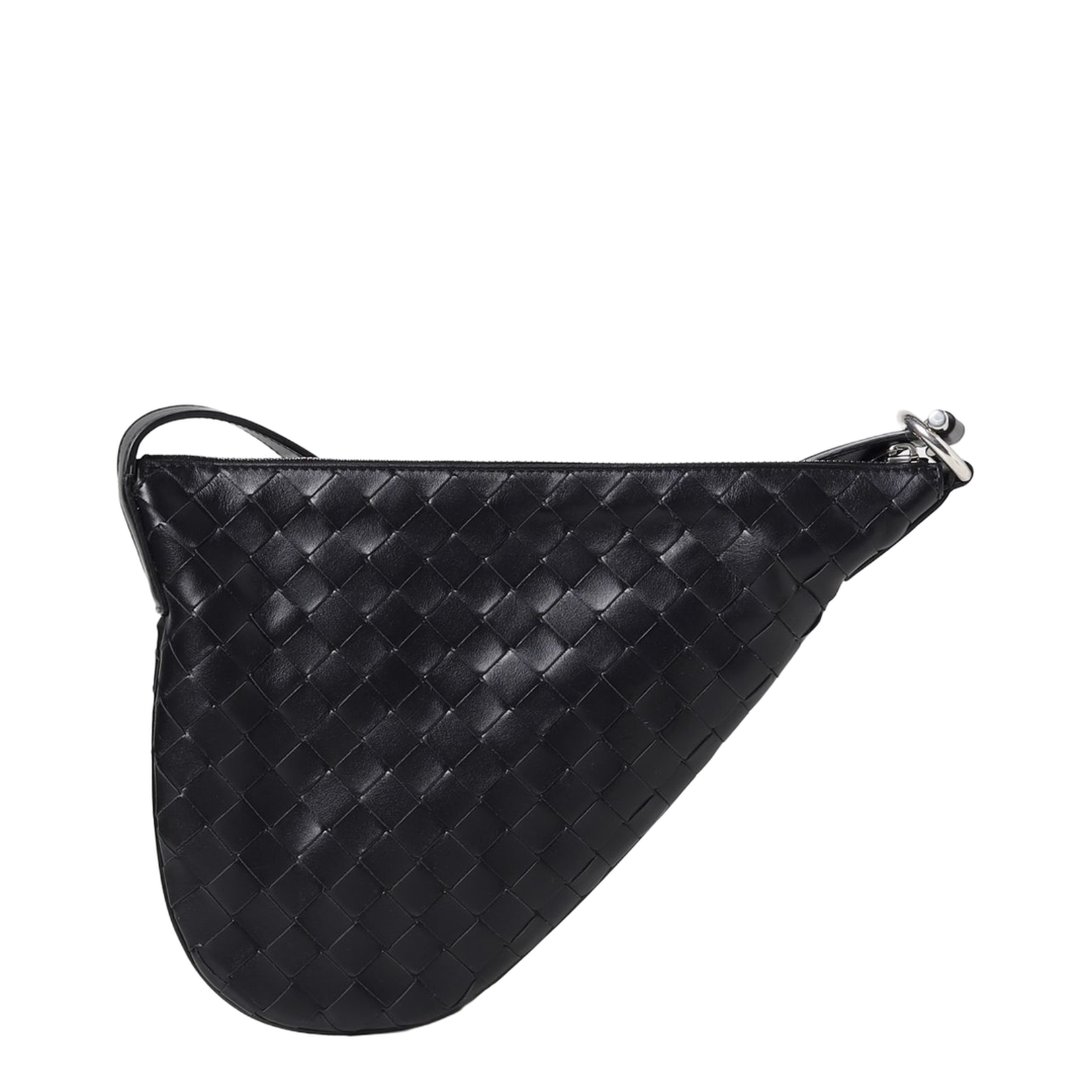 Virgule Small Calfskin Shoulder Bags - Black - Image 5