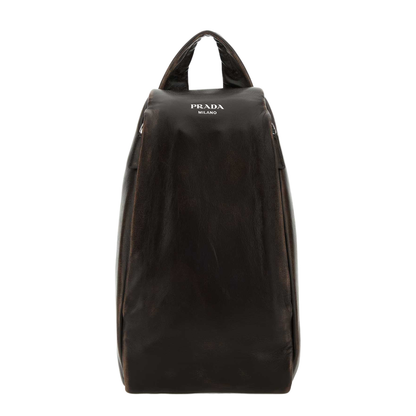 Dark Brown Nappa Leather Backpack - Image 1