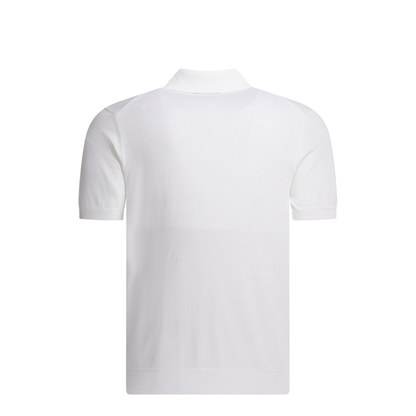 Cotton Knit Polo Shirt - Image 2
