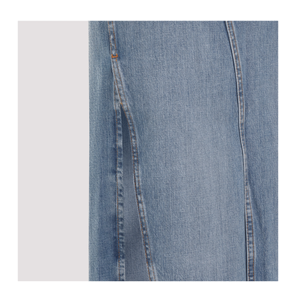 Cotton Midi Skirt - Image 5