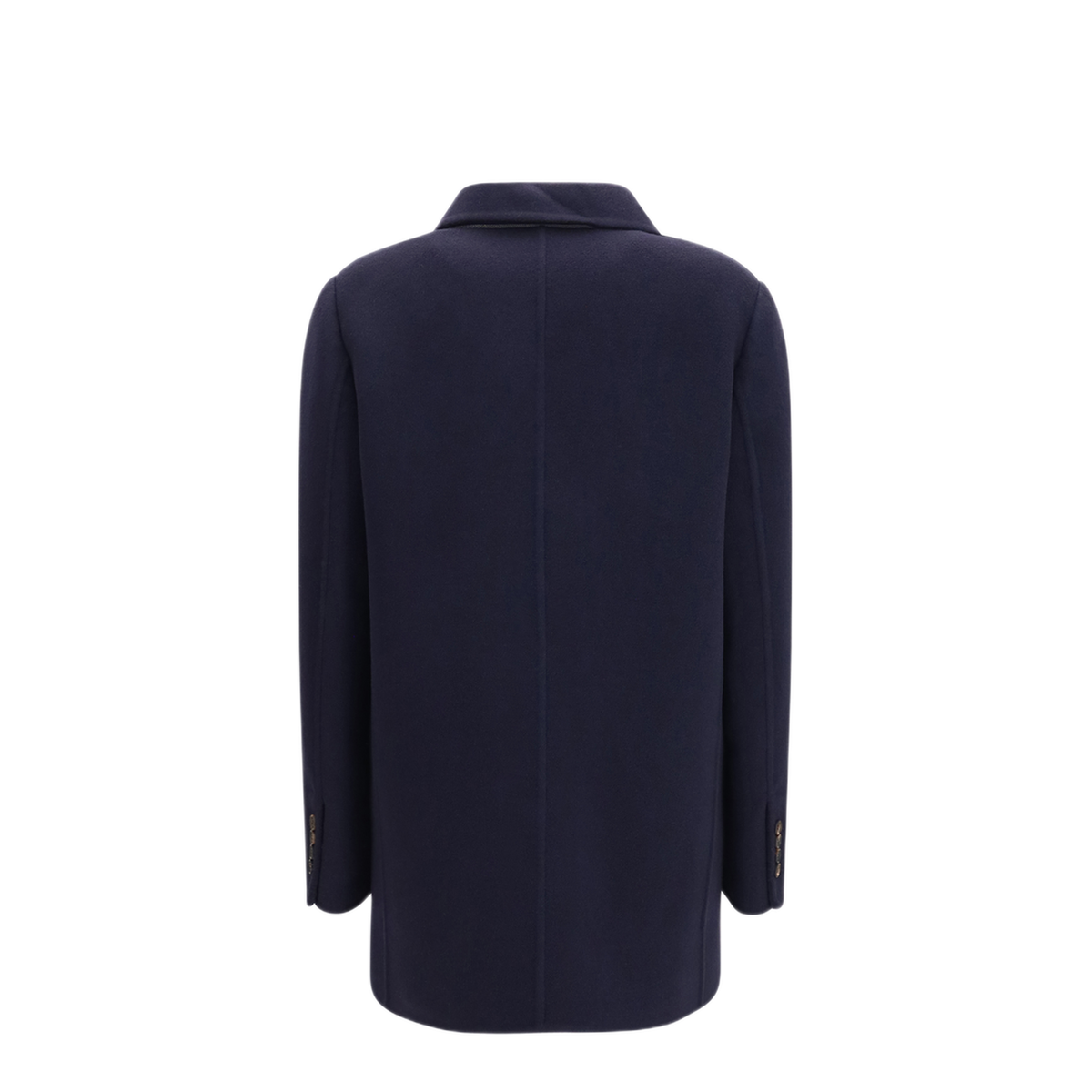 Single Breasted Wool And Cashmere Jacket - Image 2