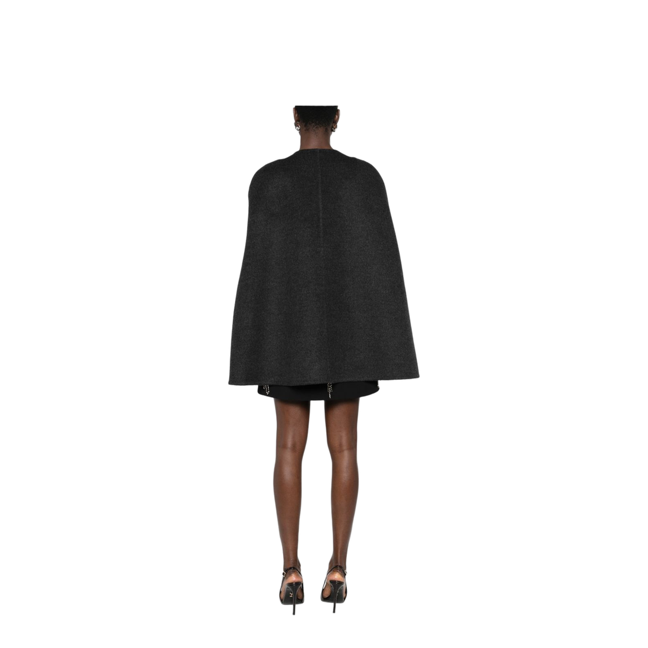 Wool and Silk Cape with Clamp - Image 5
