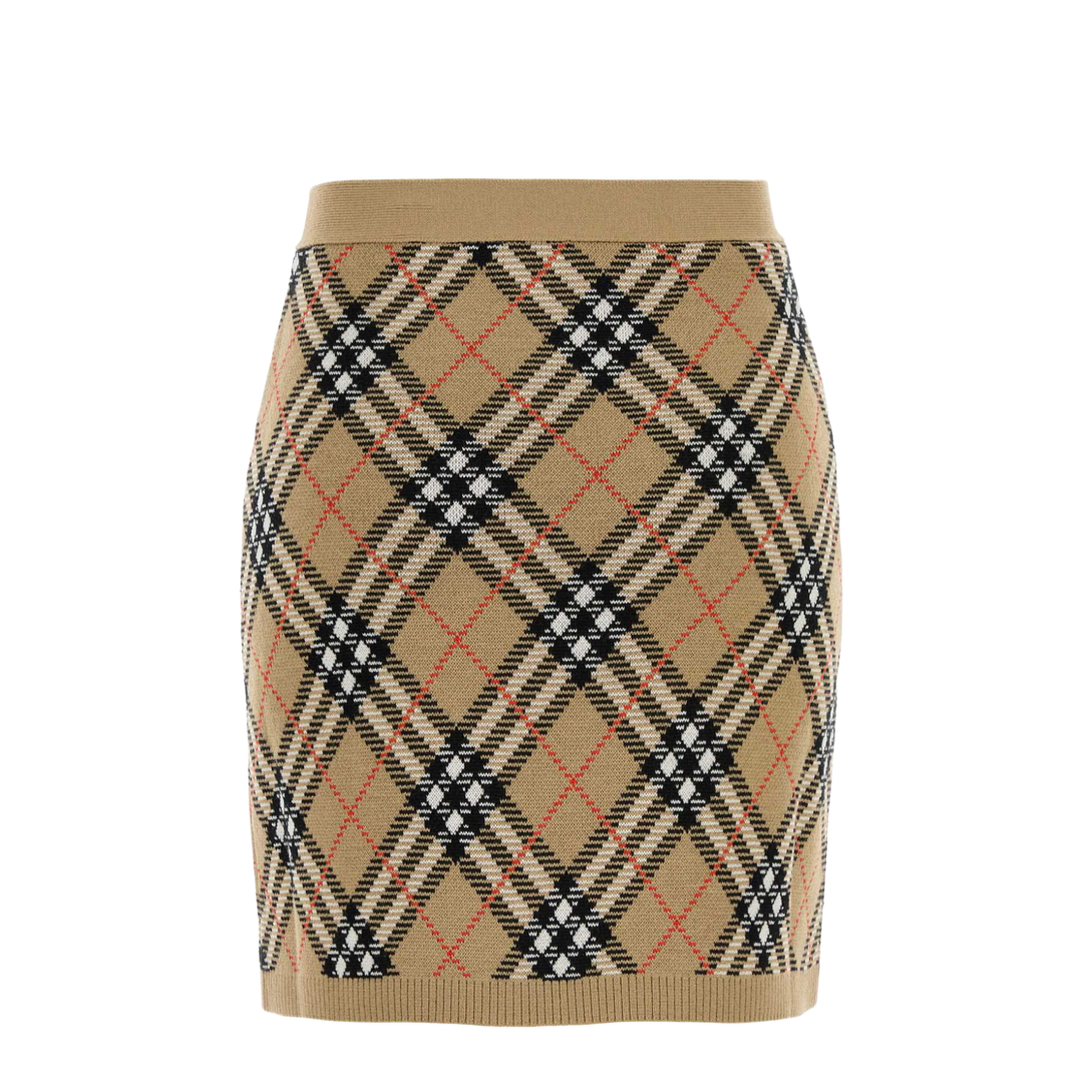 Embroidered Wool Blend Mini Skirt - Image 5