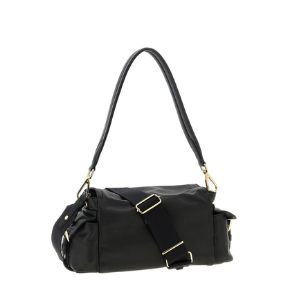 Explore Medium Nappa Leather Shoulder Bag - Nero - Image 2