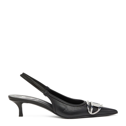 D-Venus SB 40 Slingback Pumps Black - Image 1
