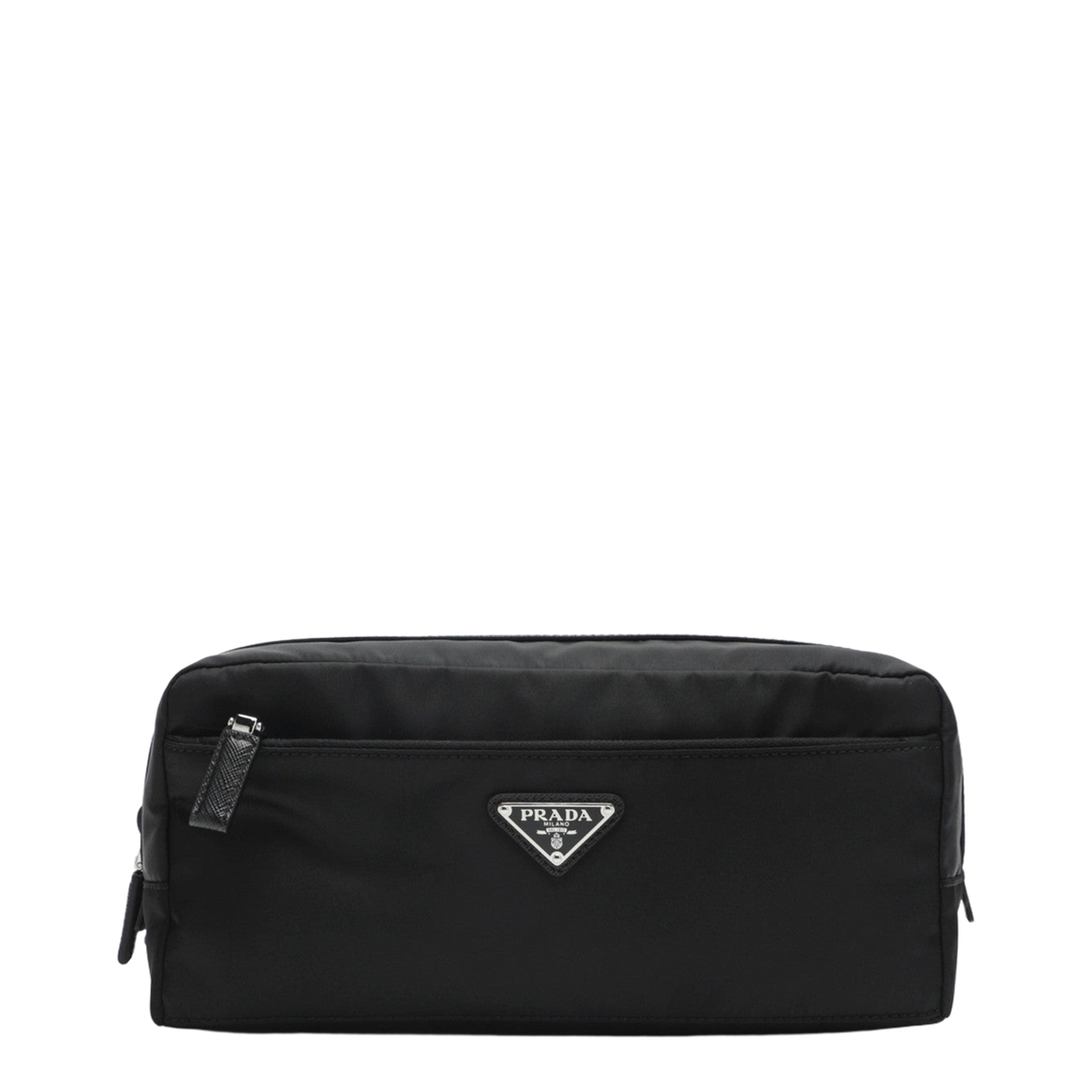 Double Zipped Pouch, SIlver Hardware - Image 1