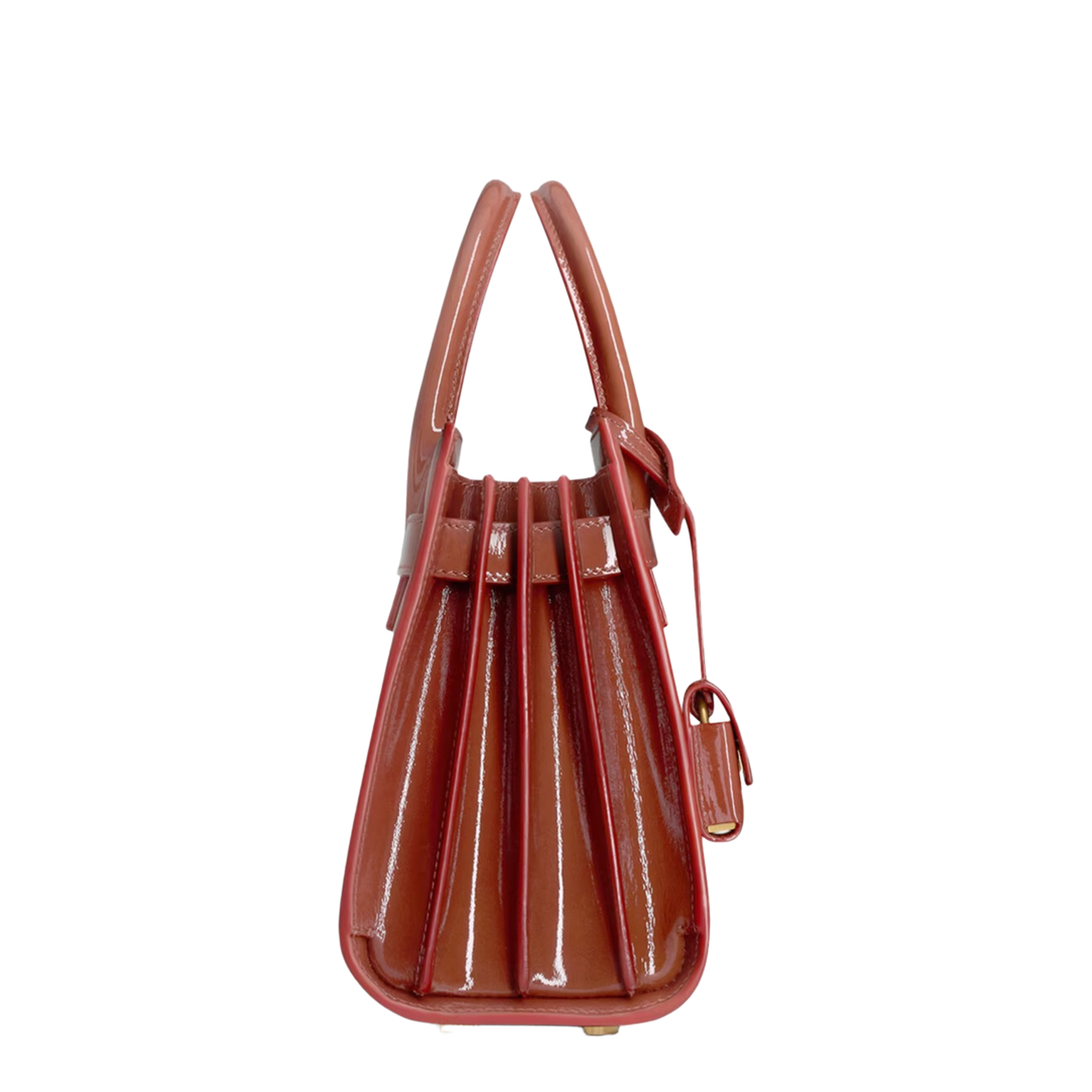 Sac de Jour Nano Leather Tote Bags - Bronze - Image 4