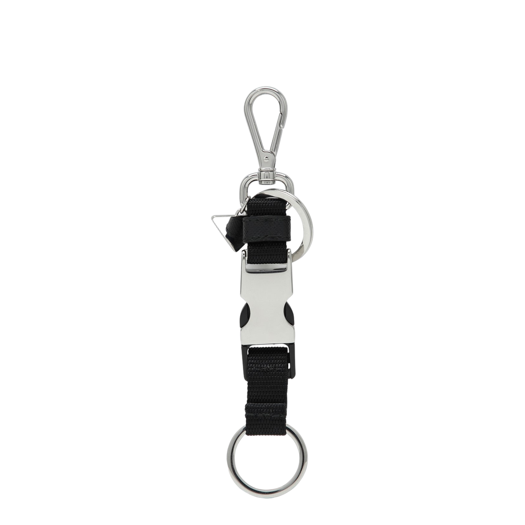 Black Keychain with Snap Buckle - Image 2