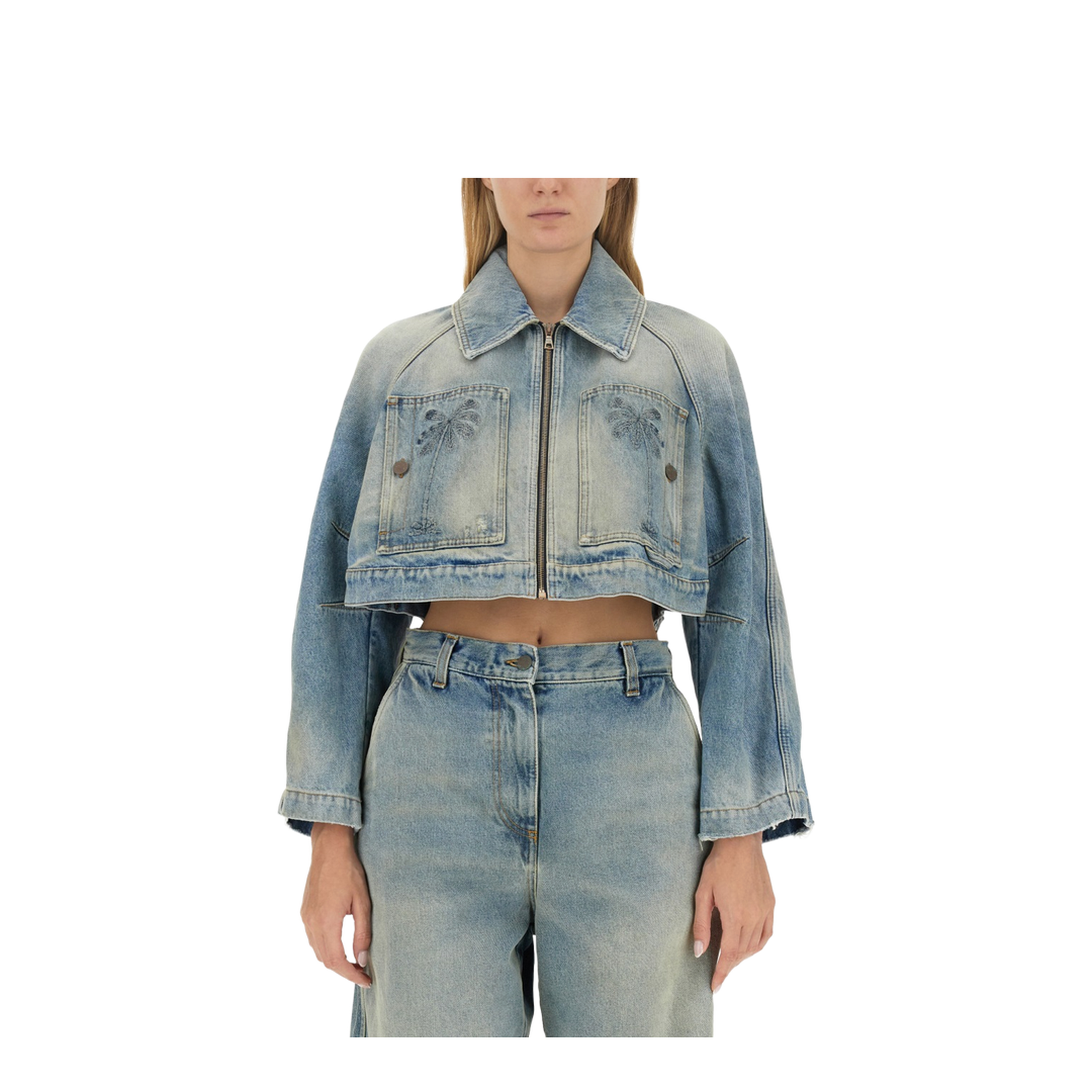 Cropped Fit Jacket - Image 1