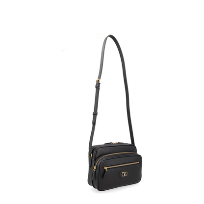 Antibes Calfskin Shoulder Bag - Black - Image 3