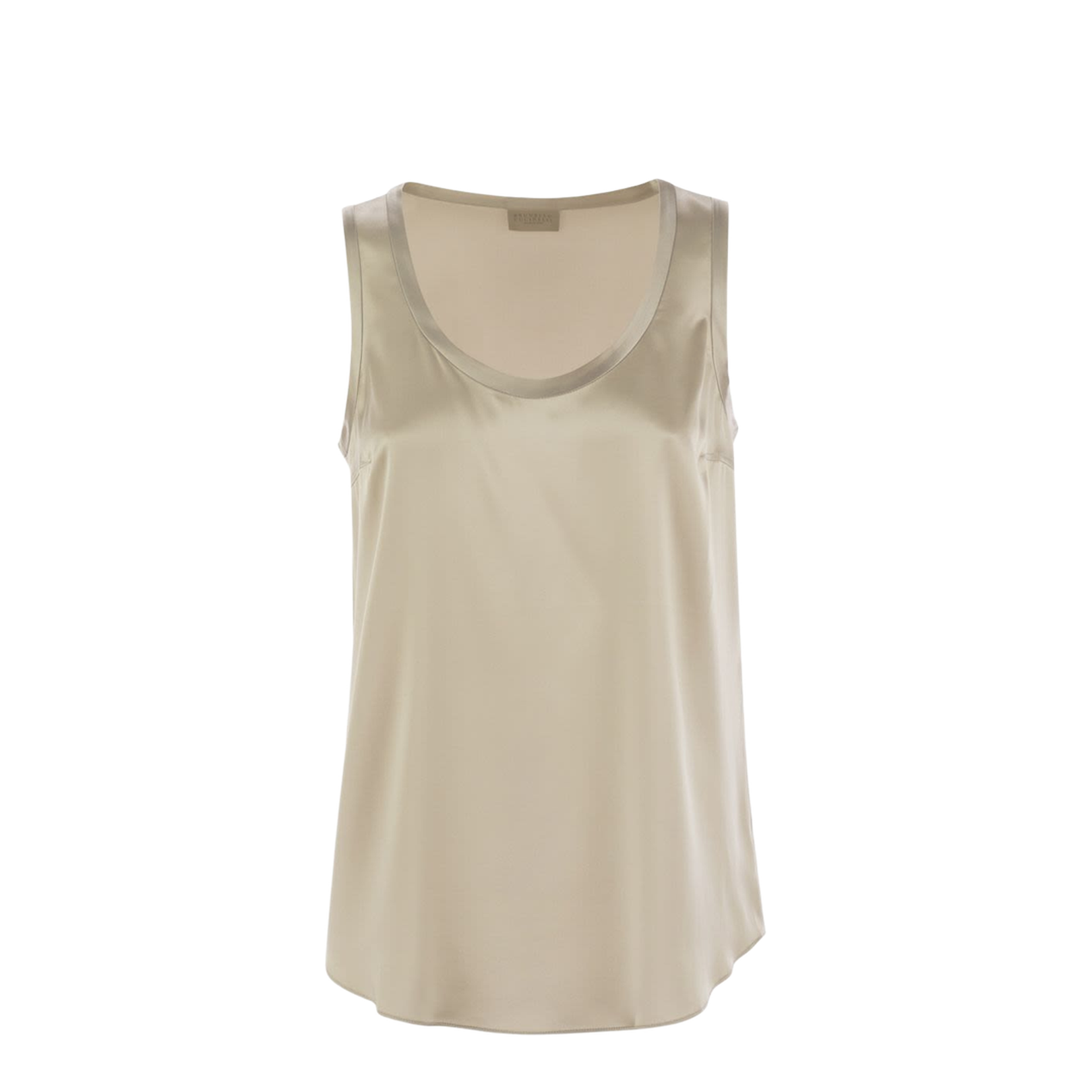 Stretch Silk Satin Top - Image 1
