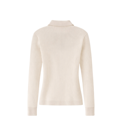 Ribbed Polo with Buttons - Image 3