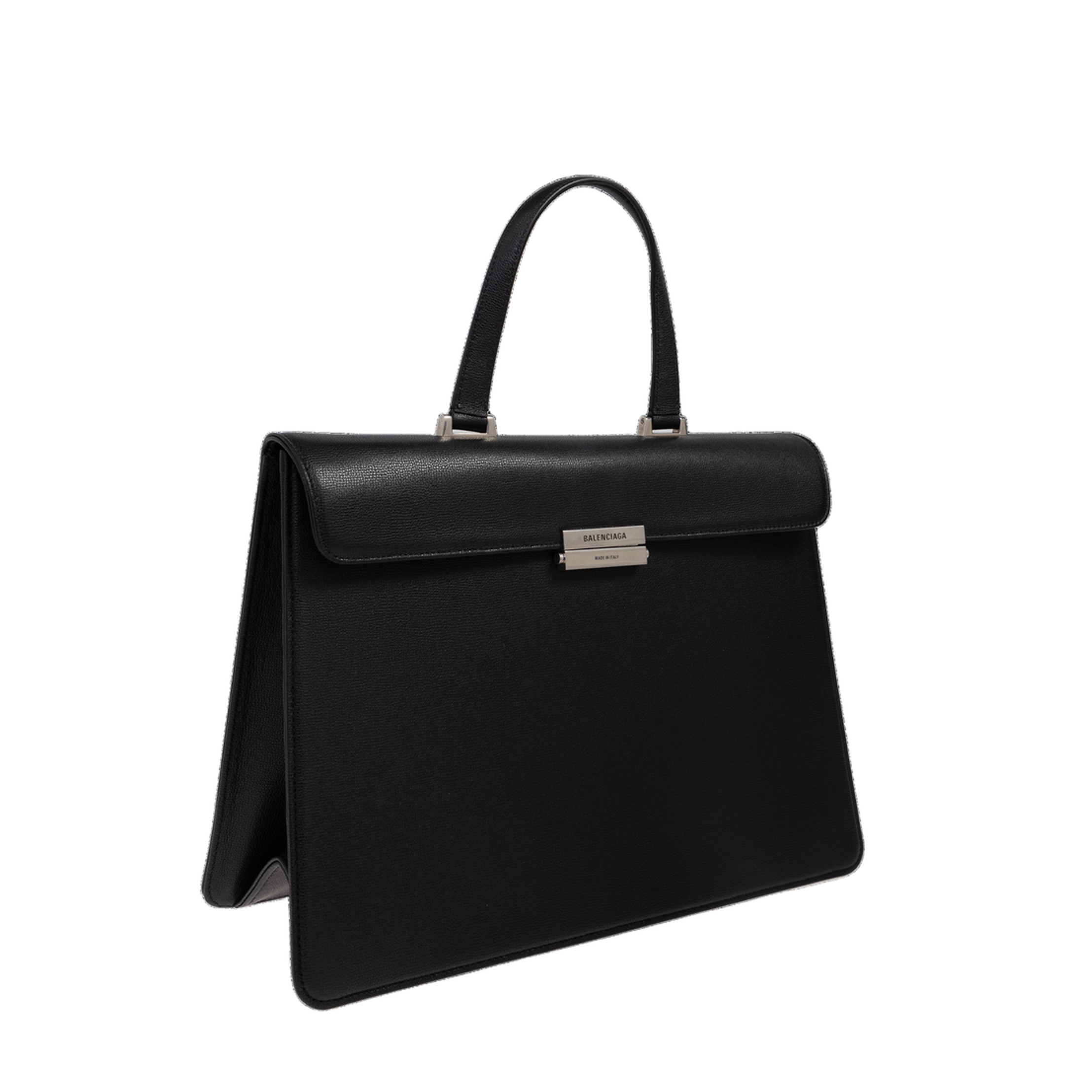 Leather Handbag - Black - Image 4