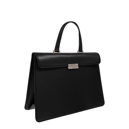 Leather Handbag - Black - Image 4