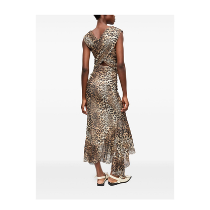 Asymmetric Hem V-Neck Top - Image 3