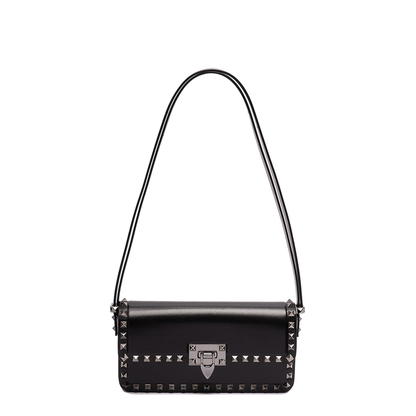 Garavani Rockstud Foldover Top Shoulder Bag - Image 1