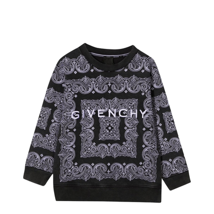 Crewneck Sweatshirt Patterned Print and Logo - Image 1