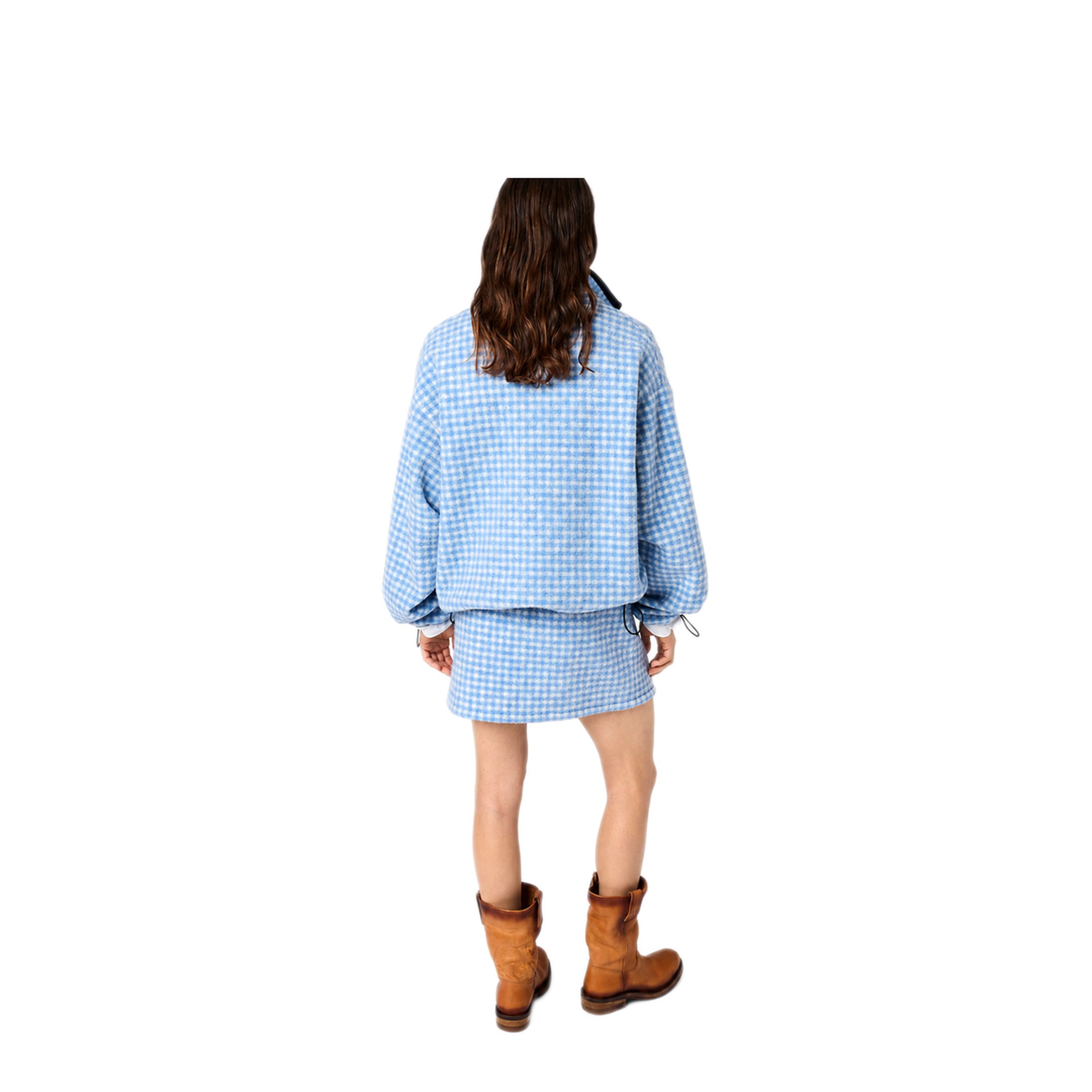 Vichy Check Skirt - Image 5