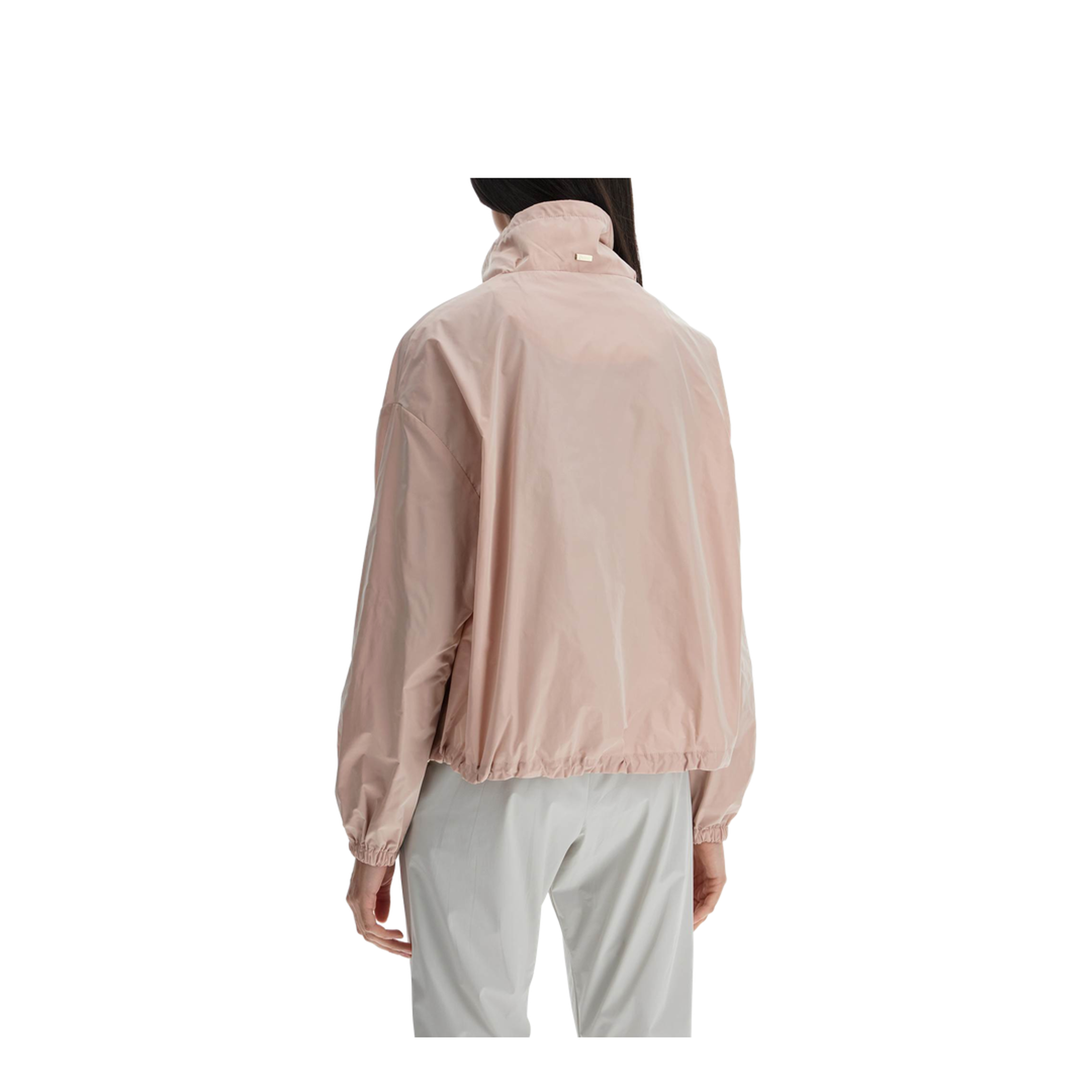 Short Pink Techno Taffeta Jacket - Image 3