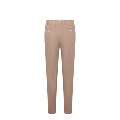 Cotton Pants Dark Beige - Image 3