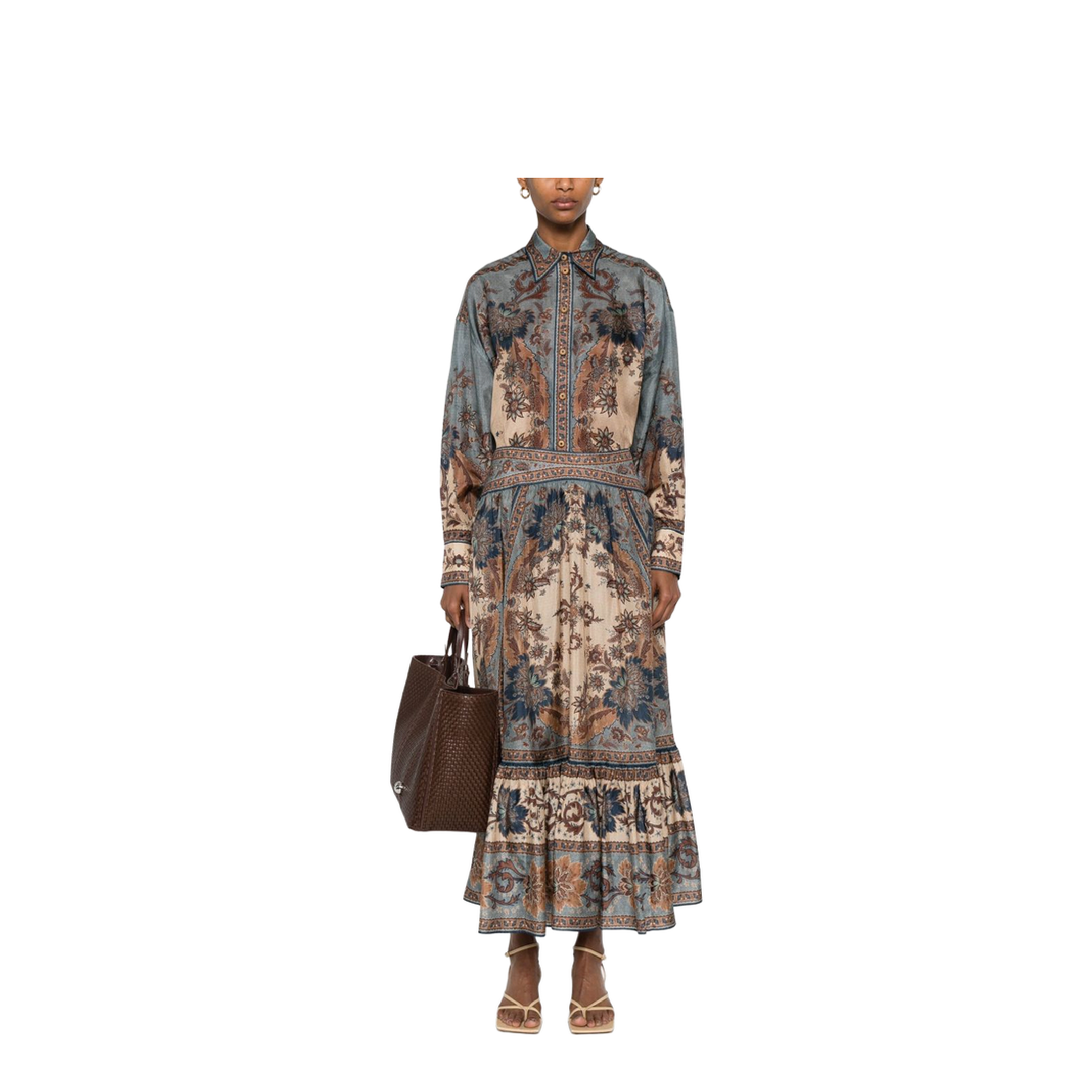 Ascension Printed Silk Skirt - Image 4