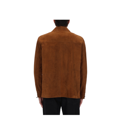 Caramel Suede Jacket - Image 5