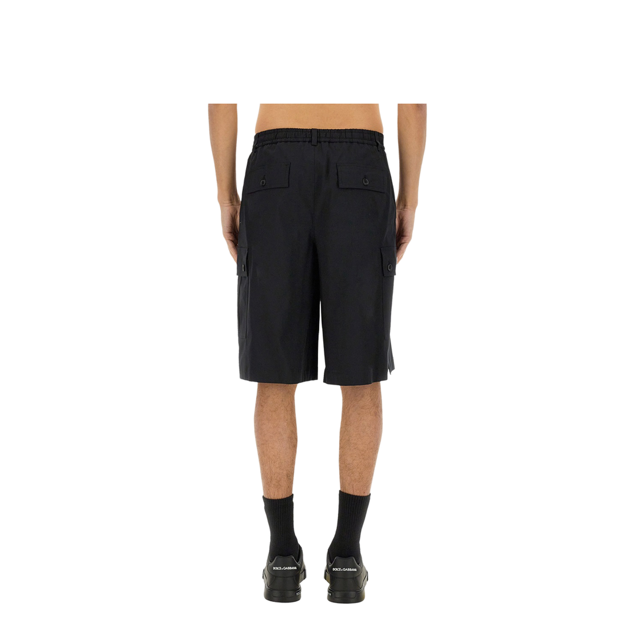 Cotton Cargo Bermuda Shorts - Image 2