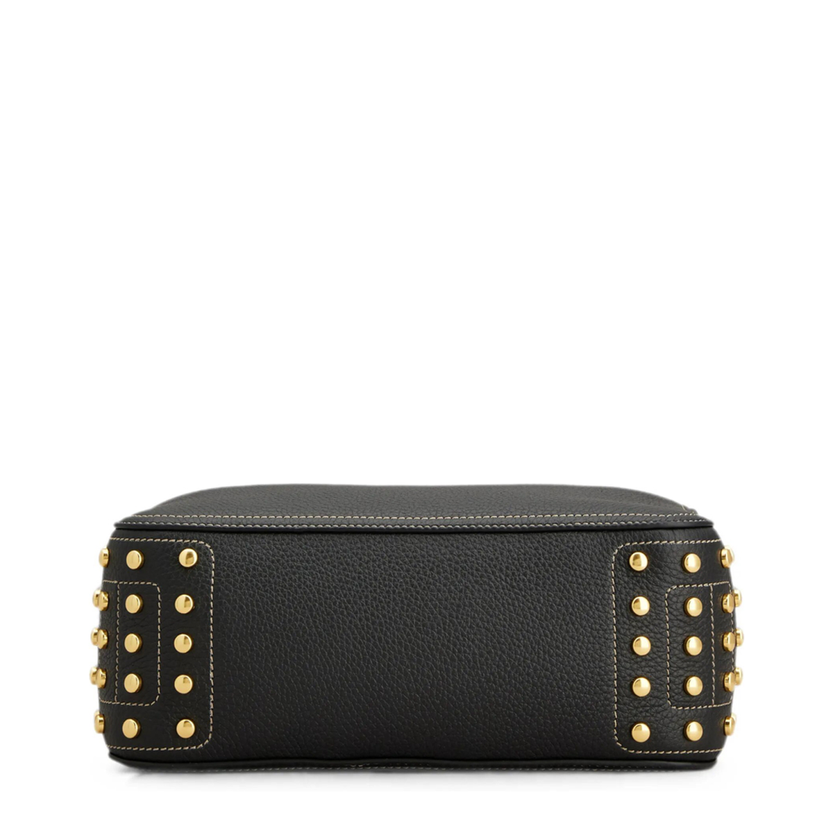 Mini Calf Leather Shoulder Bag - Black - Image 3