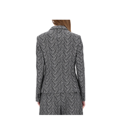 Herringbone Tweed Blazer - Image 3
