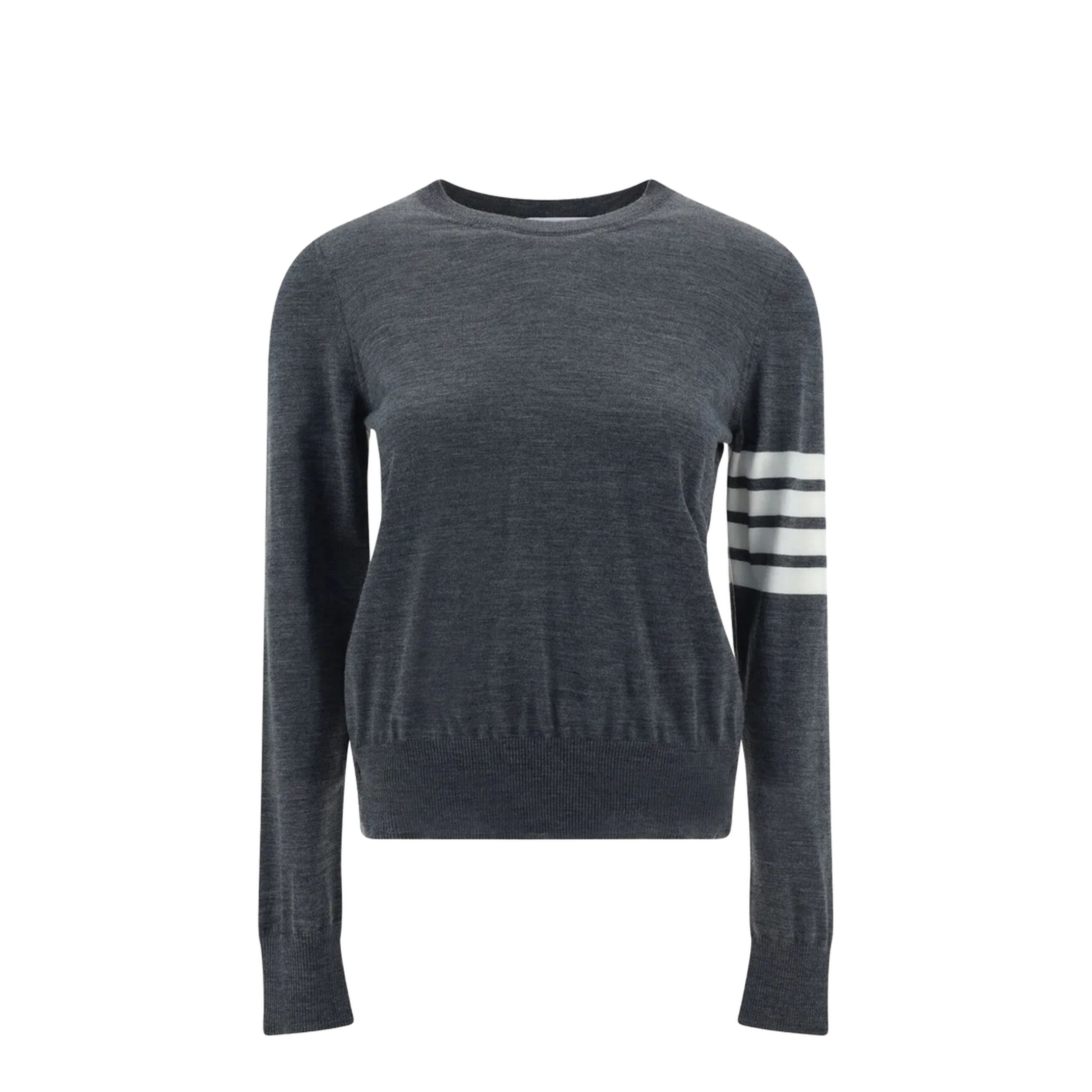 Wool 4-Bar Relaxed Pullover - Image 1