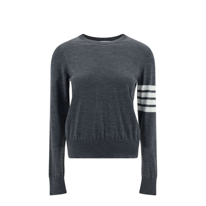 Wool 4-Bar Relaxed Pullover - Image 1