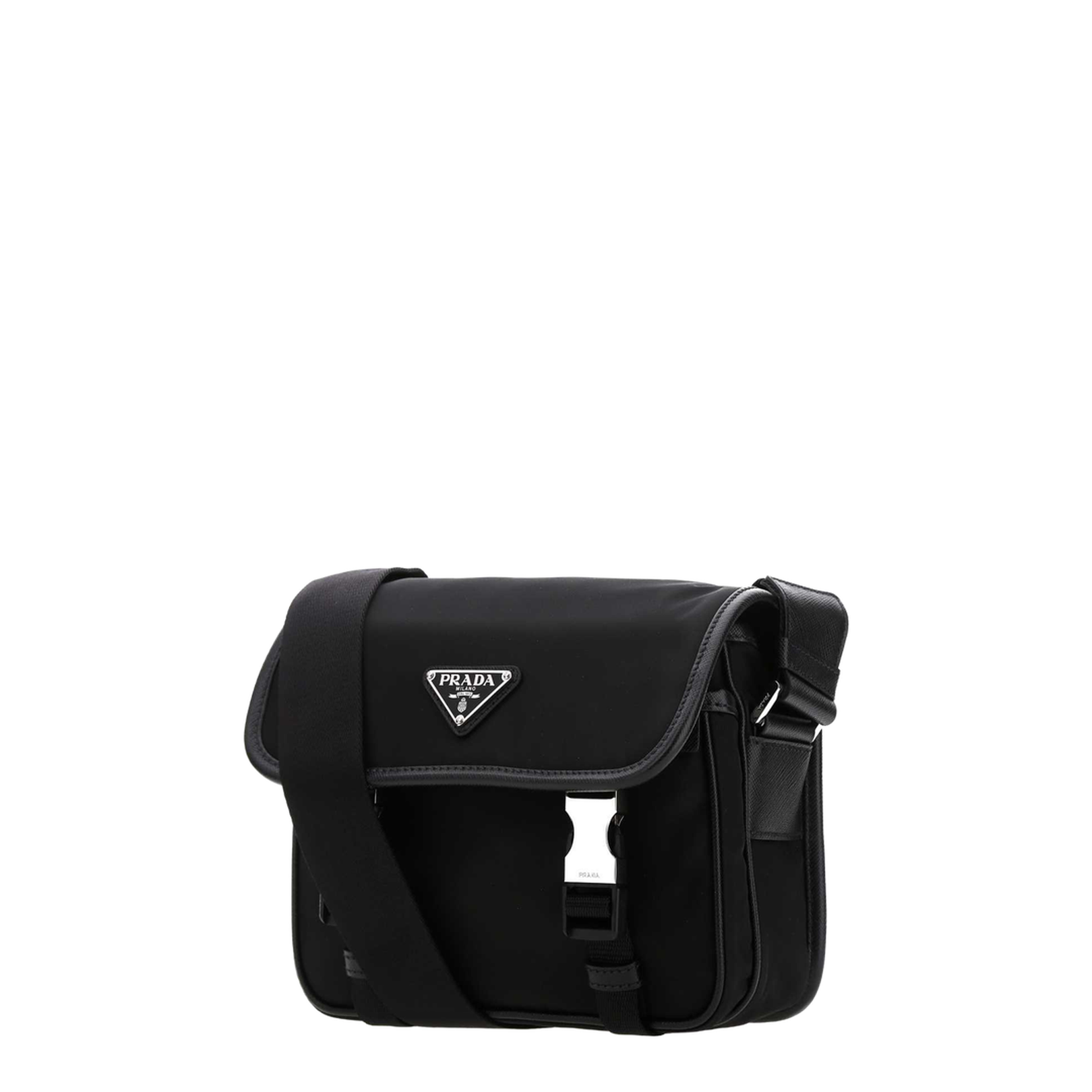 Black Re-Nylon Crossbody Bag - Image 2