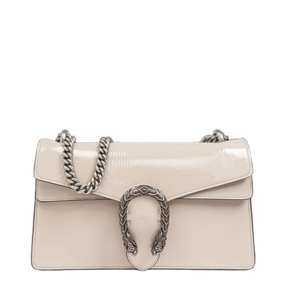 Dionysus Leather Wallet On Chain - Beige - Image 3
