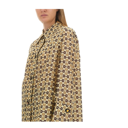 Horsebit Print Coat - Image 4