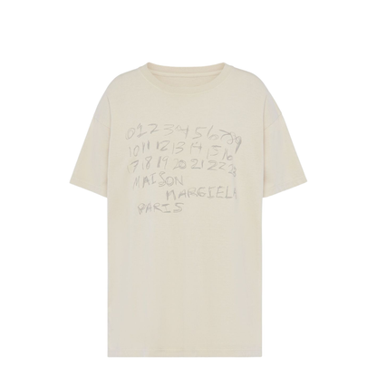 Numeric Sand-Coloured Cotton T-Shirt - Image 1